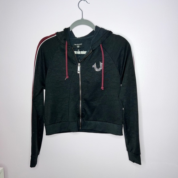 True Religion Y2K Rhinestone Track Jacket - Picture 1 of 9